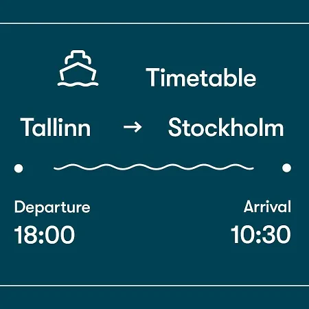 Tallink Ferry - Baltic Queen To Stockholm * Tallinn